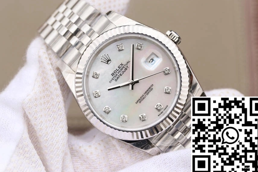 Dial Rolex EW M126334-0020 White Datejust Factory Mother-Of-Pearl 0506